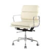 Eames Office Chair, Beige Leather