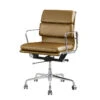 Eames Office Chair, Brown Leather