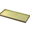 Gold Leaf Glass Tray, 46x18cm