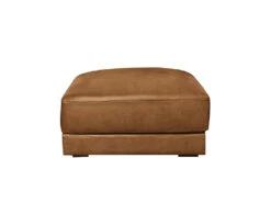 Basel Ottoman -Home Decor Shop 060457NOATAN Basel Ottoman Old Saddle Nut Leather 01