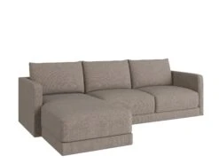Basel 3 Seat L Shape Left Sofa 34 Basel 3 Seat L Shape Left Sofa -Home Decor Shop 0609081CLGRY Basel Chaise Left Arm Sofa Eton Flax 01