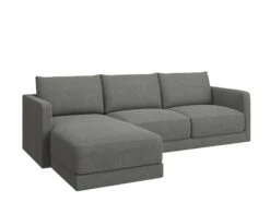 Basel 3 Seat L Shape Left Sofa 33 Basel 3 Seat L Shape Left Sofa -Home Decor Shop 0609091CLGRY Basel Chaise Left Arm Sofa Otter Grey 01