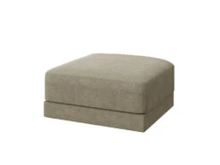 Basel Ottoman -Home Decor Shop 060909NOAGRY Basel Ottoman Otter Grey Woven Fabric 01