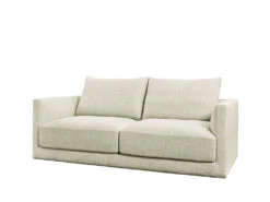 Basel 2.5 Seat Sofa 33 Basel 2.5 Seat Sofa -Home Decor Shop 0609102SETEL Basel 2 Seat Sofa Alcott Ivory Woven Fabric H1