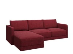 Basel 3 Seat L Shape Left Sofa 37 Basel 3 Seat L Shape Left Sofa -Home Decor Shop 0609112SRRED Basel 2 Seat Right Arm Sofa Ruby Red 03