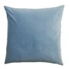 Light Blue Velvet Cushion Cover, 50x50cm