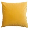 Mustard Velvet Cushion Cover, 50x50cm