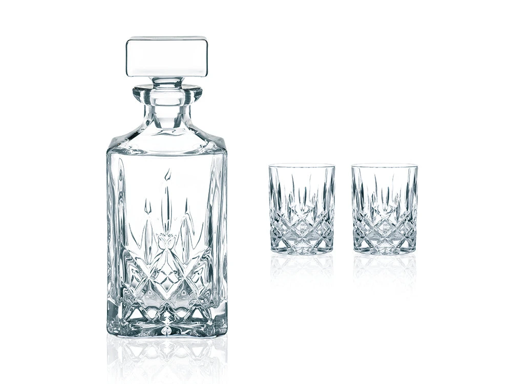 Noblesse Whisky Set, Decanter & 2 Glasses 1 Noblesse Whisky Set, Decanter & 2 Glasses