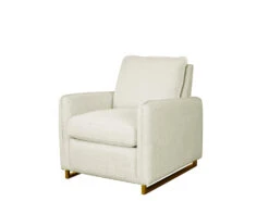 Beltran Recliner -Home Decor Shop 065634NOACRE Beltran Recliner Alcott Ivory Gold Base H1