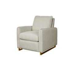 Beltran Recliner -Home Decor Shop 065635NOACRE Beltran Recliner Eton Stone Gold Base H1