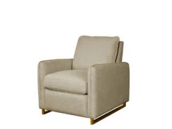 Beltran Recliner -Home Decor Shop 065635NOAGRY Beltran Recliner Eton Flax Gold Base H1