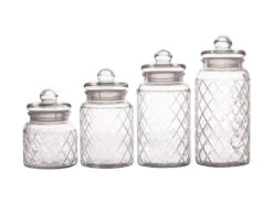 Trellis Storage Jar Set Of 4