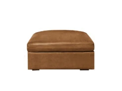 Basel Storage Ottoman -Home Decor Shop 066032NOATAN Basel Storage Ottoman Old Saddle Nut Leather 01
