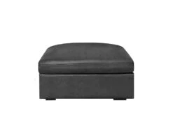 Basel Storage Ottoman -Home Decor Shop 066033NOACHA Basel Storage Ottoman Cortina Charcoal Leather 01