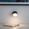 LOU Rechargeable Portable Wall Light, Black