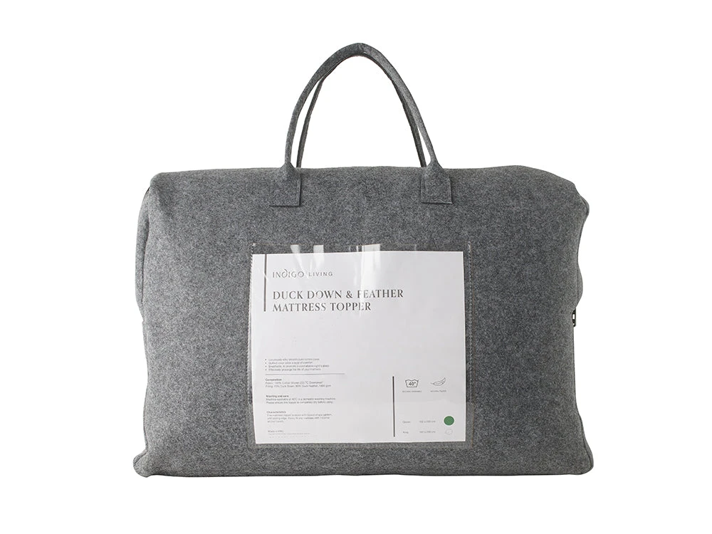 Duck Down & Feather Mattress Topper 2 Duck Down & Feather Mattress Topper - Image 2