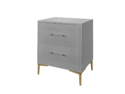 Ariel 2 Drawer Bedside Table Small