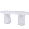 Giovanni Oval Marble Dining Table