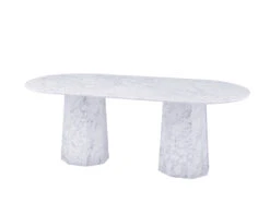 Giovanni Oval Marble Dining Table