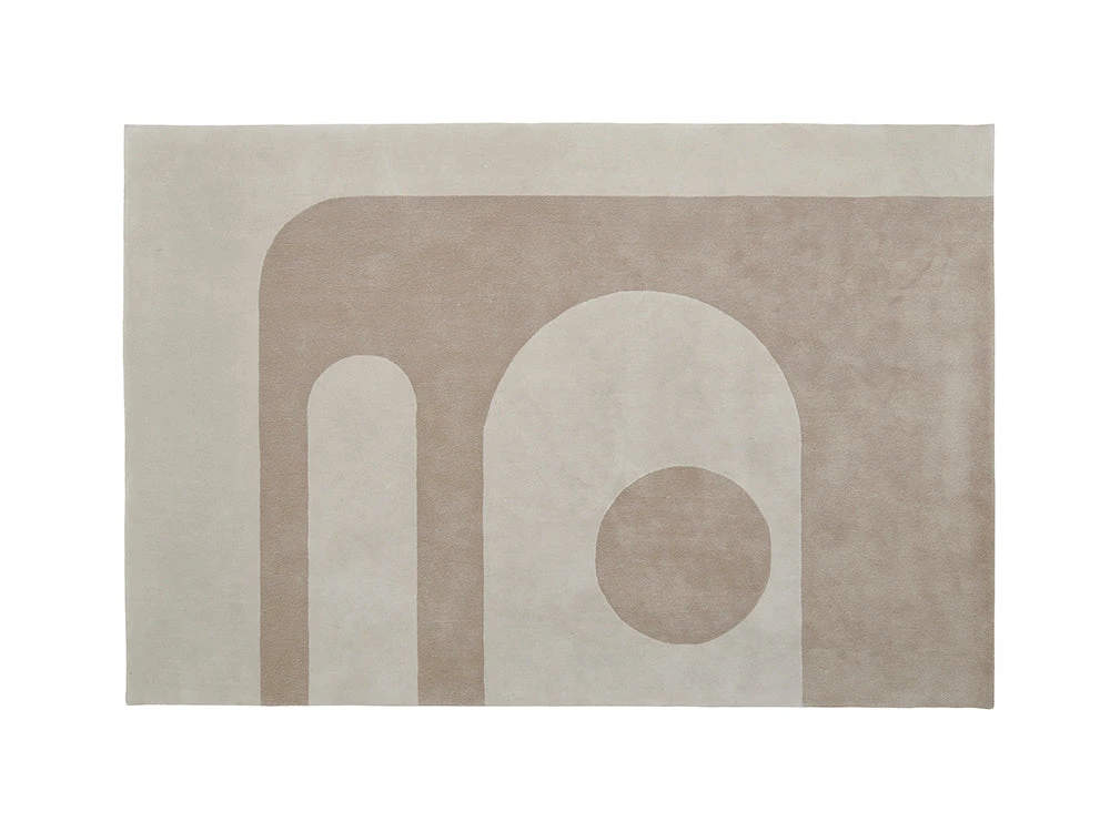 Grey Arched Rug 1 Grey Arched Rug