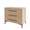 Aaron 3 Drawer Chest, Natural