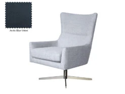 Dominic Swivel Chair 25 Dominic Swivel Chair -Home Decor Shop 069423NOABLU Dominic Swivel Chair Eton Arctic Blue Velvet 01 7f99f7a8 3b1e 40d9 90b8 3b508139e701