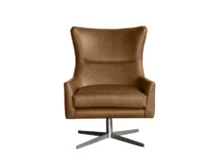 Dominic Swivel Chair 26 Dominic Swivel Chair -Home Decor Shop 069426NOATAN Dominic Swivel Chair Old Saddle Nut Leather 02