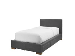 Moderna Bed With 2 Drawers Right 29 Moderna Bed With 2 Drawers Right -Home Decor Shop 069767SNGDRY Moderna Single Bed with 2 drawers Right Cortina Charcoal Leather H1