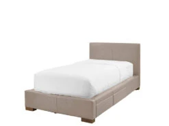 Moderna Bed With 2 Drawers Right 26 Moderna Bed With 2 Drawers Right -Home Decor Shop 069767SNGGRY Moderna Single Bed with 2 drawers Right Cortina Dove Leather H1