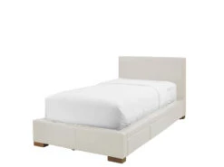 Moderna Bed With 2 Drawers Right 34 Moderna Bed With 2 Drawers Right -Home Decor Shop 069767SNGWHI Moderna Single Bed with 2 drawers Right Cortina White Leather H1