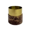 Unity Candle Holder, Brown Marble