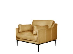 Carmen Armchair -Home Decor Shop 0698381SESAN Carmen Armchair Parrot Sand Leather H1