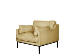 Carmen Armchair -Home Decor Shop 0698381SETAU Carmen Armchair Dallas Sesame Leather H1