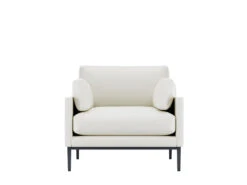 Carmen Armchair -Home Decor Shop 0698381SEWHI Carmen Armchair Cortina White Leather H2