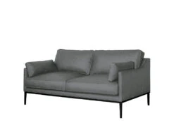 Carmen 2.5 Seat Sofa 23 Carmen 2.5 Seat Sofa -Home Decor Shop 06983825SDGY Carmen 2.5 Seat Sofa Cortina Charcoal Leather H1