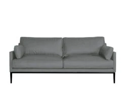 Carmen 4 Seat Sofa -Home Decor Shop 0698384SEDGY Carmen 4 Seat Sofa Cortina Charcoal Leather H2