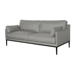 Carmen 4 Seat Sofa -Home Decor Shop 0698384SEGRY Carmen 4 Seat Sofa Cortina Dove Leather H1