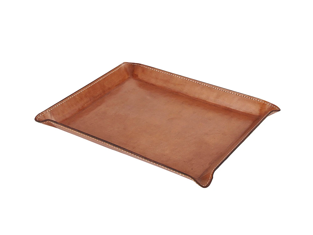 Viktor Tray, Brown Leather Medium 1 Viktor Tray, Brown Leather Medium