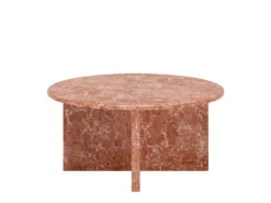 Gianni Coffee Table -Home Decor Shop 069949LRGPNK Gianni Marble Coffee Table Bisque H2