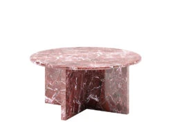Gianni Coffee Table -Home Decor Shop 069949LRGRED Gianni Marble Coffee Table Violet Red 01