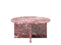 Gianni Coffee Table -Home Decor Shop 069949LRGRED Gianni Marble Coffee Table Violet Red H2