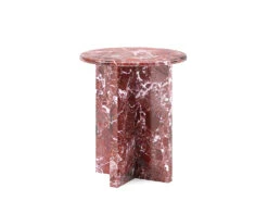 Gianni Side Table 21 Gianni Side Table -Home Decor Shop 069949SMLRED Gianni Marble Side Table Violet Red 01