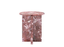 Gianni Side Table 22 Gianni Side Table -Home Decor Shop 069949SMLRED Gianni Marble Side Table Violet Red H2