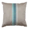 Stripe Cushion Cover, Turquoise 50x50cm