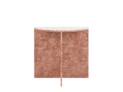 Gianni Console Table 21 Gianni Console Table -Home Decor Shop 070493NOAPNK Gianni Marble Console Table Bisque H2