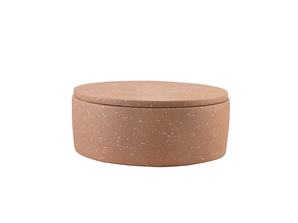 Terrazzo Jewellery Box, Terracotta 1 Terrazzo Jewellery Box, Terracotta
