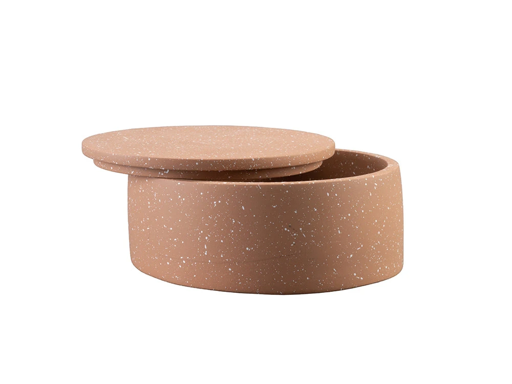 Terrazzo Jewellery Box, Terracotta 2 Terrazzo Jewellery Box, Terracotta - Image 2