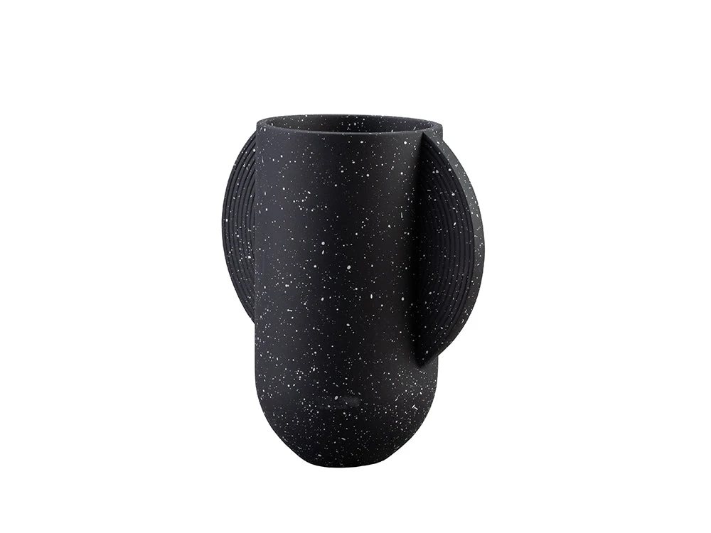Terrazzo Vase, Black 1 Terrazzo Vase, Black