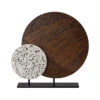 Wood And Terrazzo Sculpture