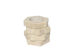 Travertine Napkin Rings Set Of 4 Pcs
